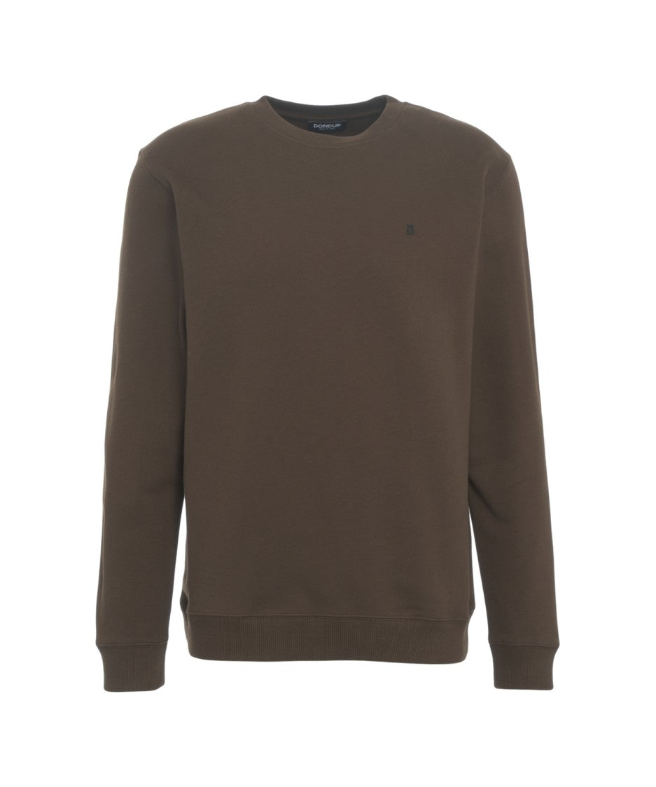 Dondup Timeless Brown Crew Neck Sweatshirt