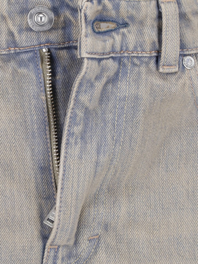 Our Legacy Grey Boot Cut Five-Pocket Jeans
