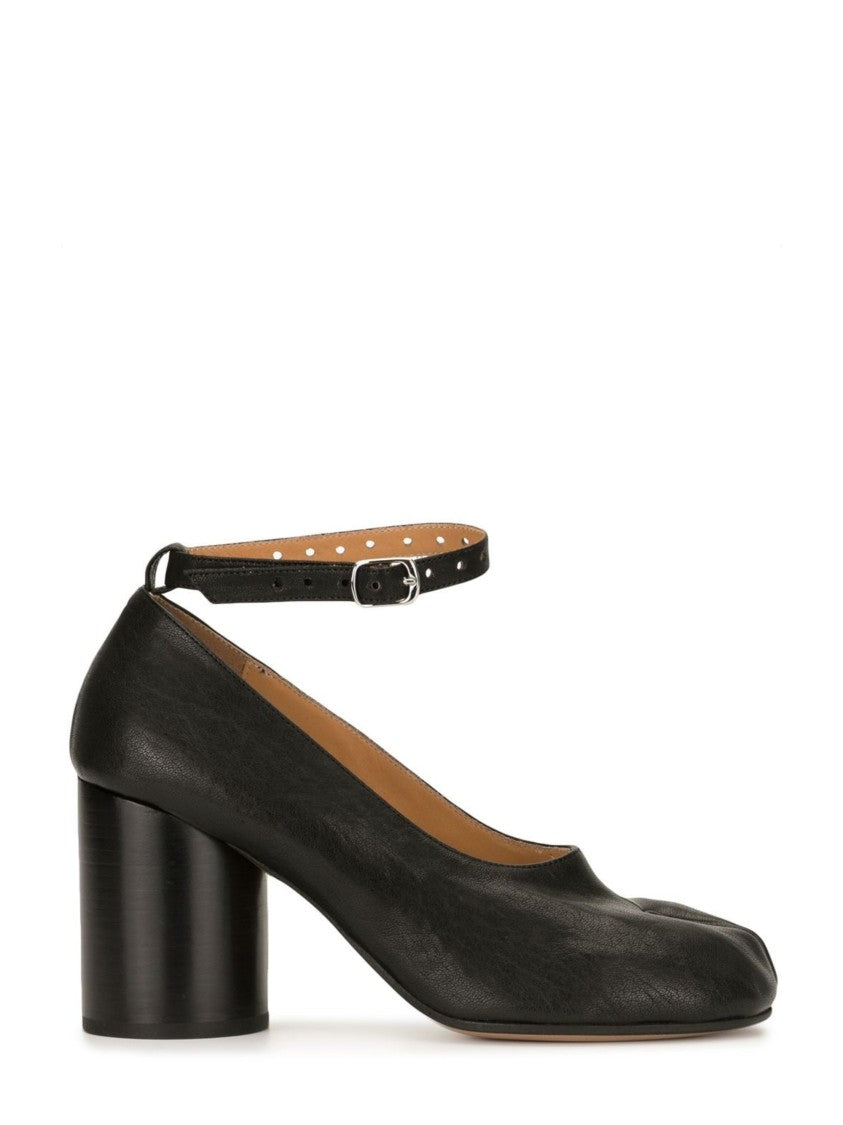 Maison Margiela Black Medium Block Heel Sandals