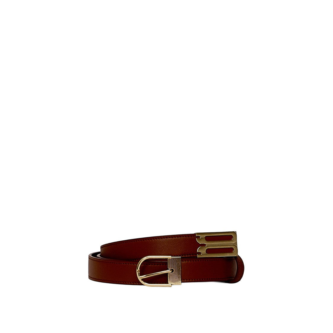 Victoria Beckham Dorian B Smooth Calfskin Leather Belt
