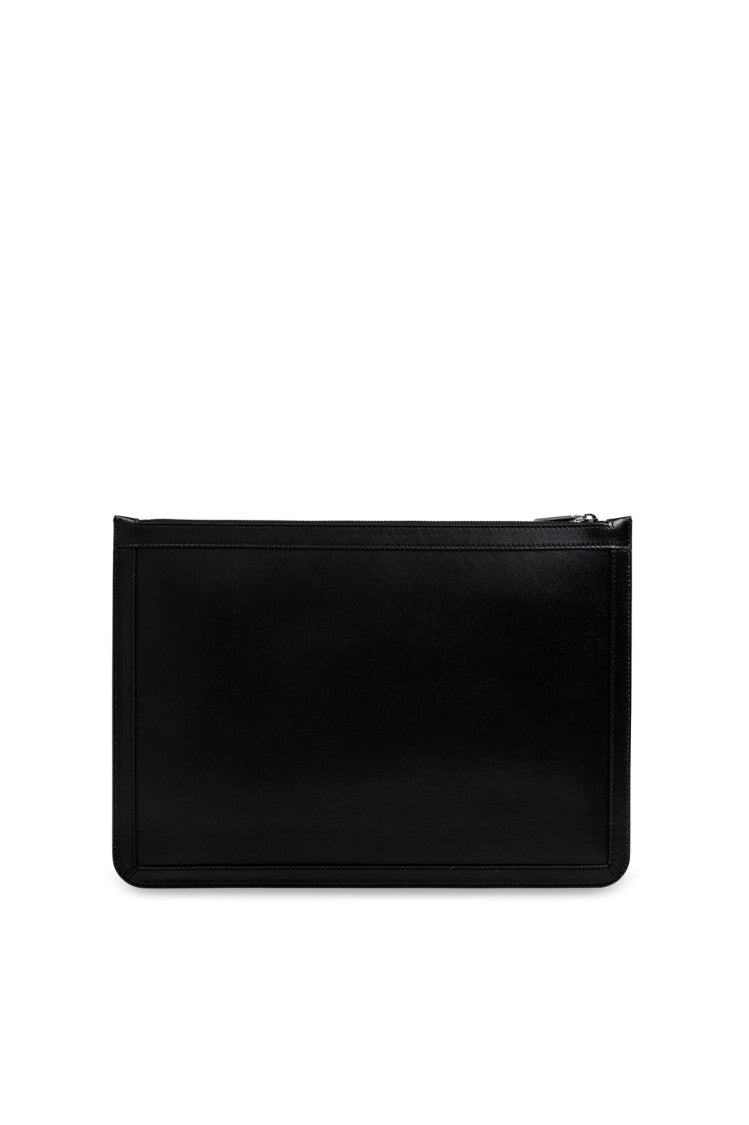 Dolce & Gabbana Rectangular Black Calf Leather Clutch