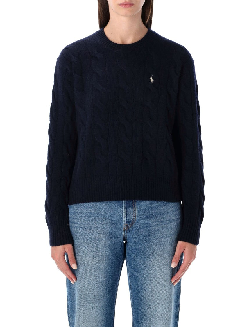 Polo Ralph Lauren Crop Knit Cable Sweater