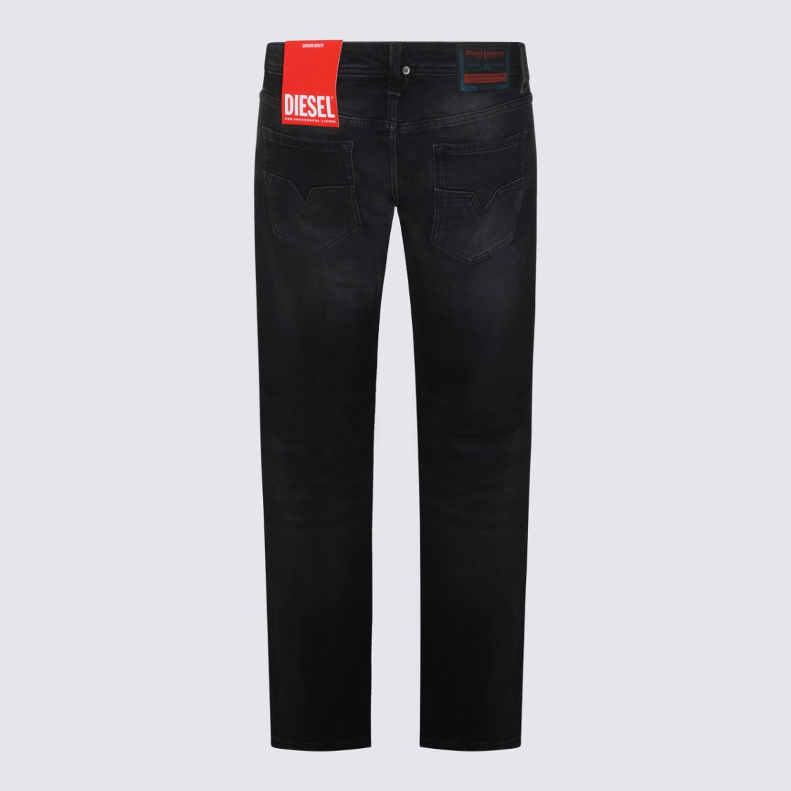 Diesel Straight-Leg Denim Jeans With Classic Details