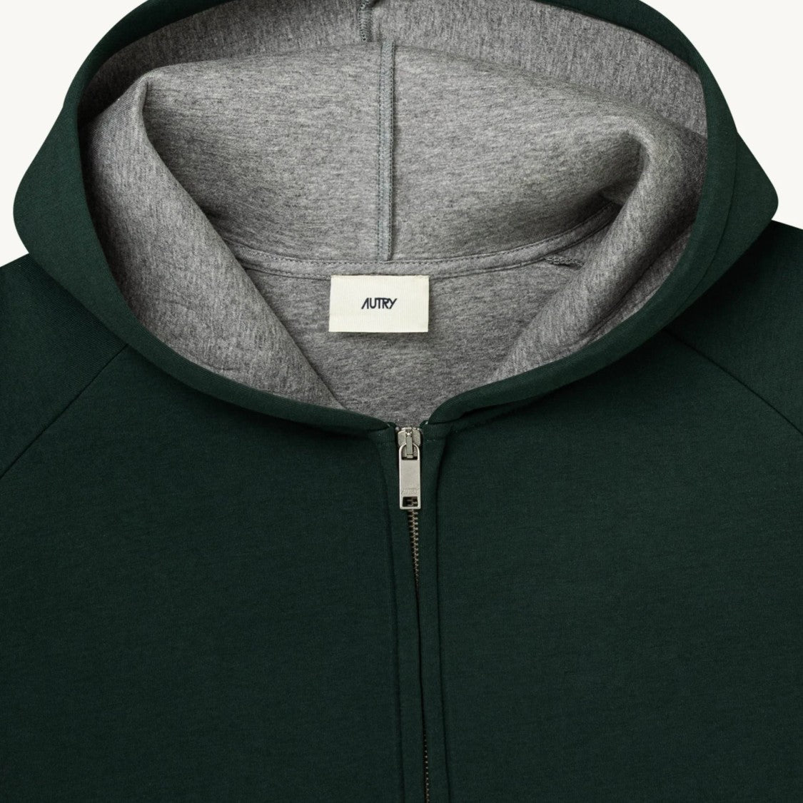 Autry Unisex Neoprene Hooded Embossed Logo Jacket