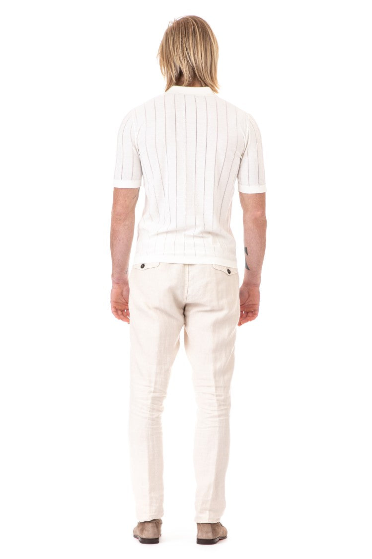 Eleventy Extrafine Cotton Half-Zip Polo