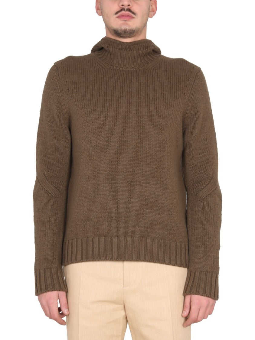 Bottega Veneta Textured Jersey Sweatshirt With Hood And Ribbed Cuffs