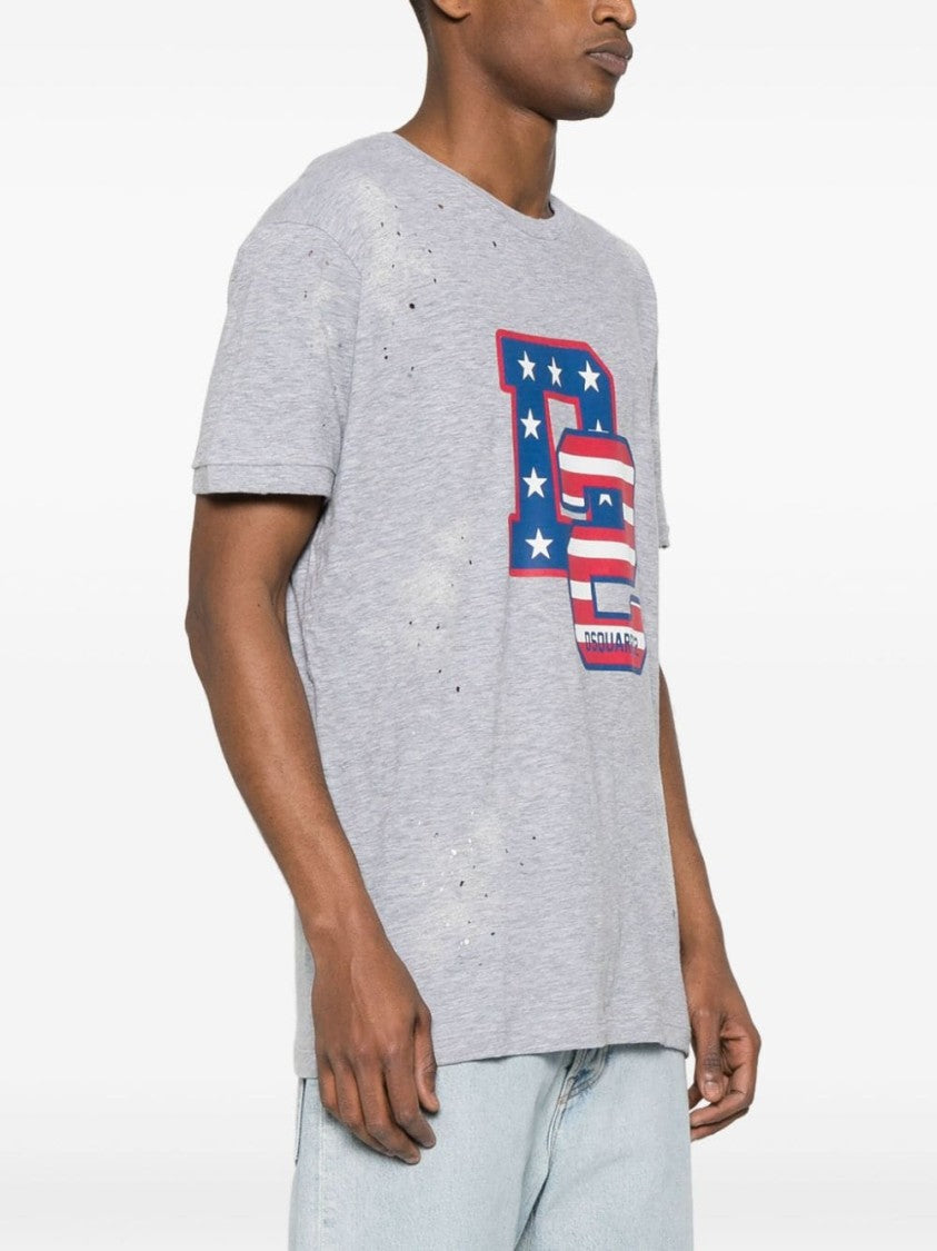 Dsquared2 Grey Muscle Fit Tee T-Shirt
