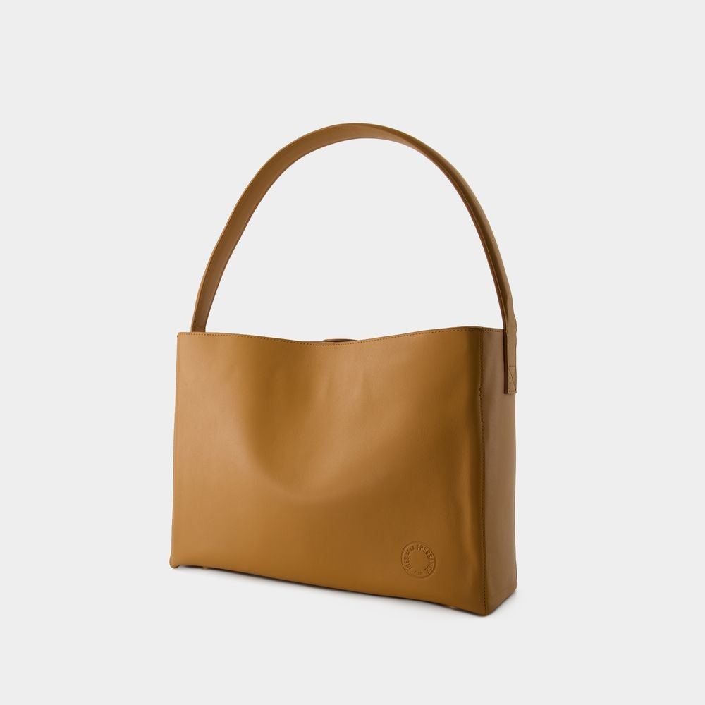Ines De La Fressange Leonore L Shoulder Bag - Leather - Camel