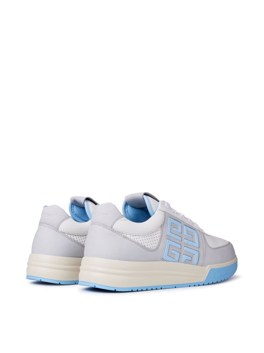 Givenchy Low-Top Leather Sneakers With Geometric Logo Detail