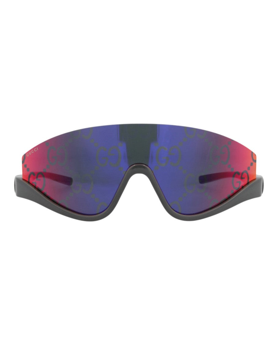Gucci Shield-Frame Injection Sunglasses