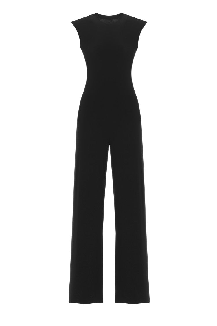 Norma Kamali Sleek Sleeveless Jumpsuit With Rear Zip Fastening