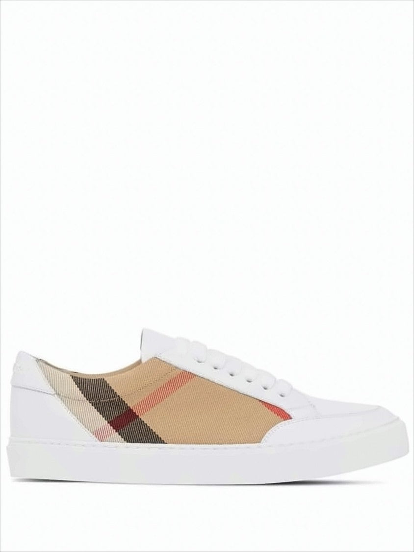 Burberry Low-Top Sneakers With Classic Check Pattern