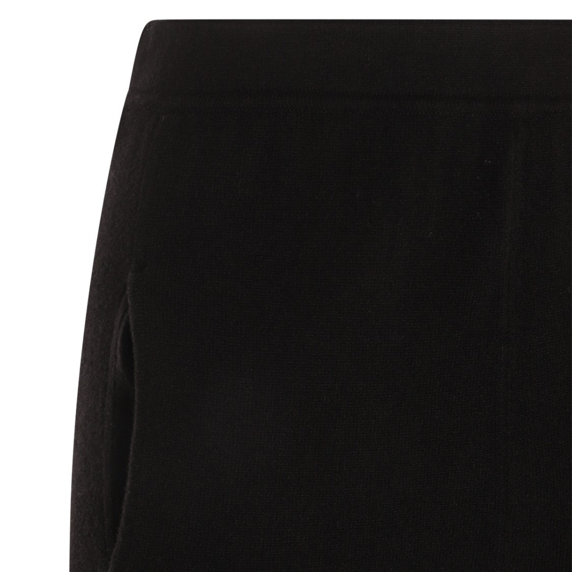 Saint Laurent Slim-Fit Black Wool Trousers With High Elasticized Waistband