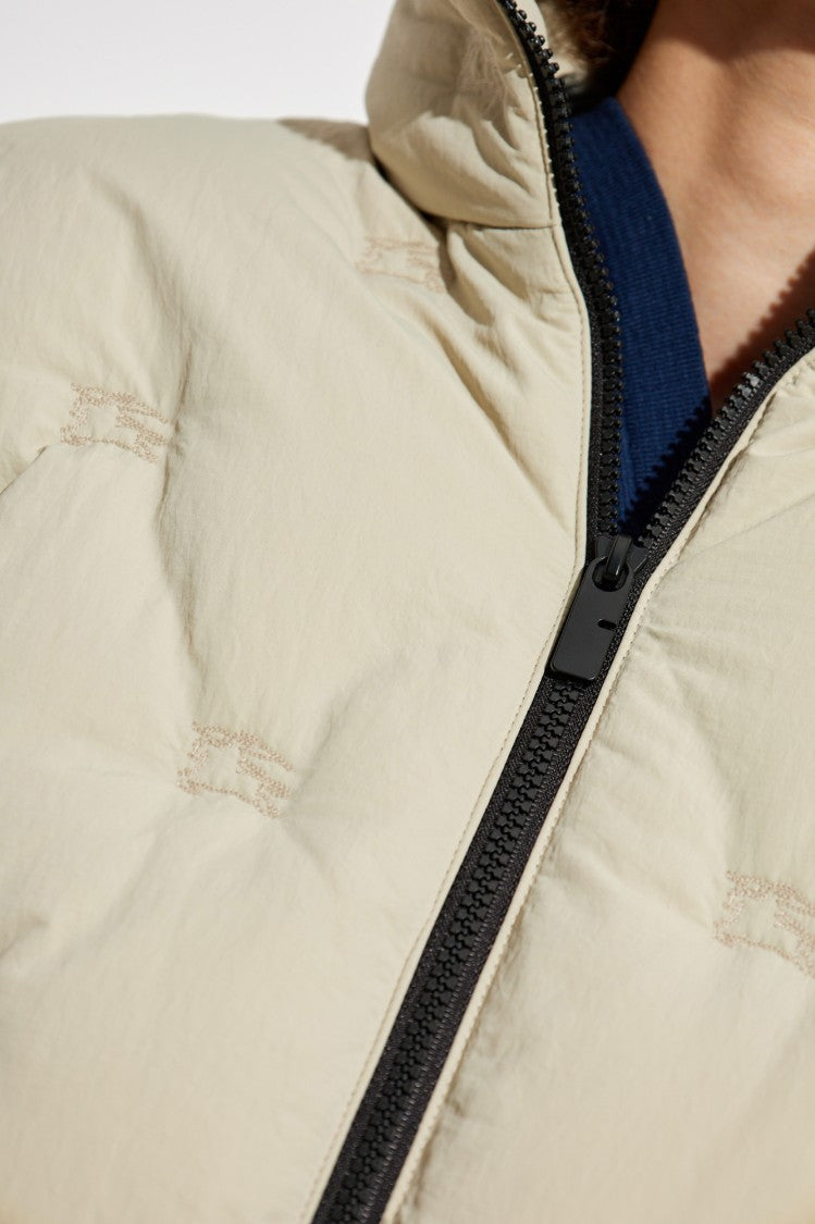 Burberry Puffer Jacket With Stand-Up Collar