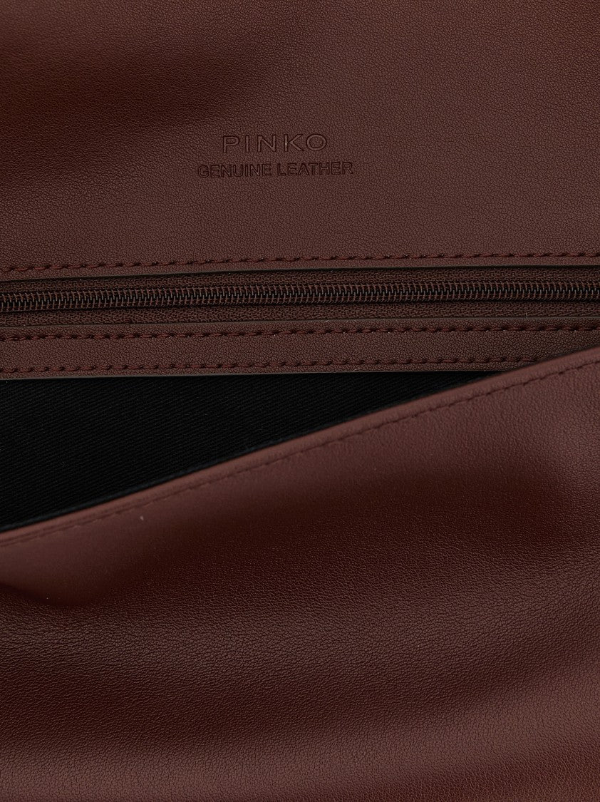 Pinko Medium 'Love Click Soft Horizontal' Clutch Bag