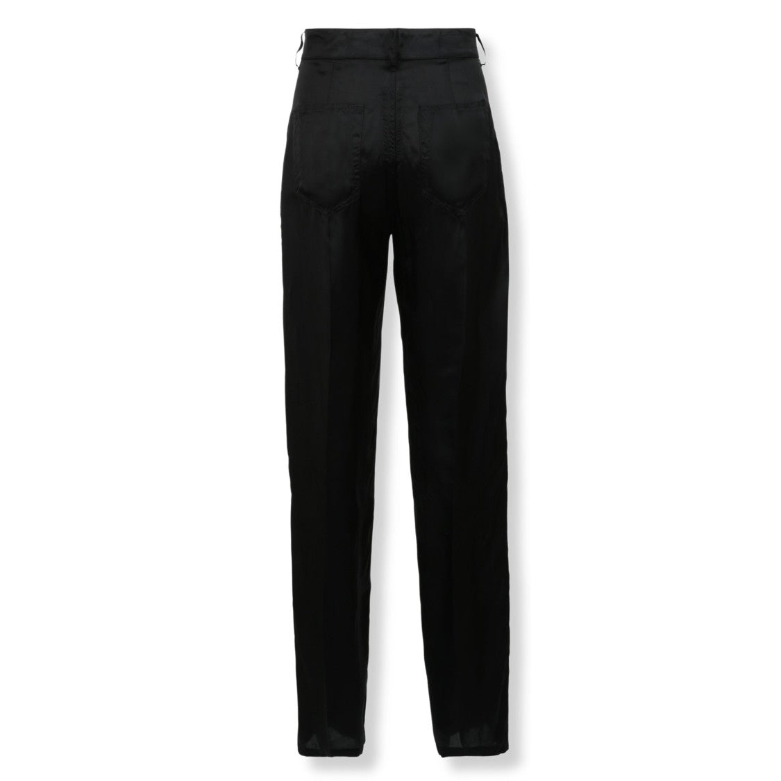 Rick Owens Avant-Garde Black Jeans With Innovative Tailoring