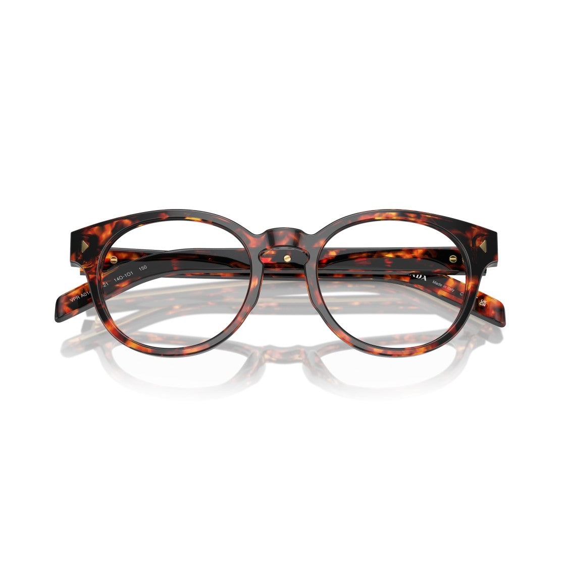 Prada 0Pr A14v Round Acetate Eyeglasses