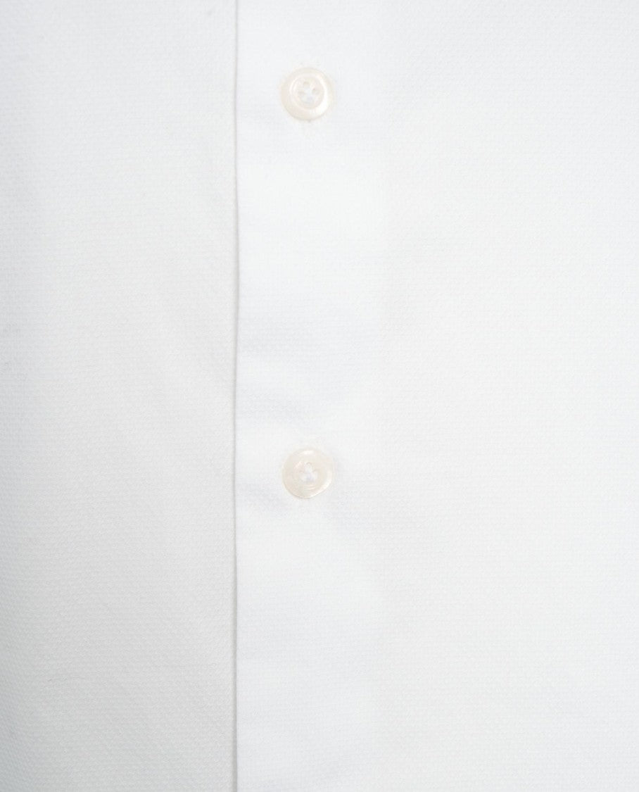 Bastoncino Refined Kent Collar Cotton Shirt