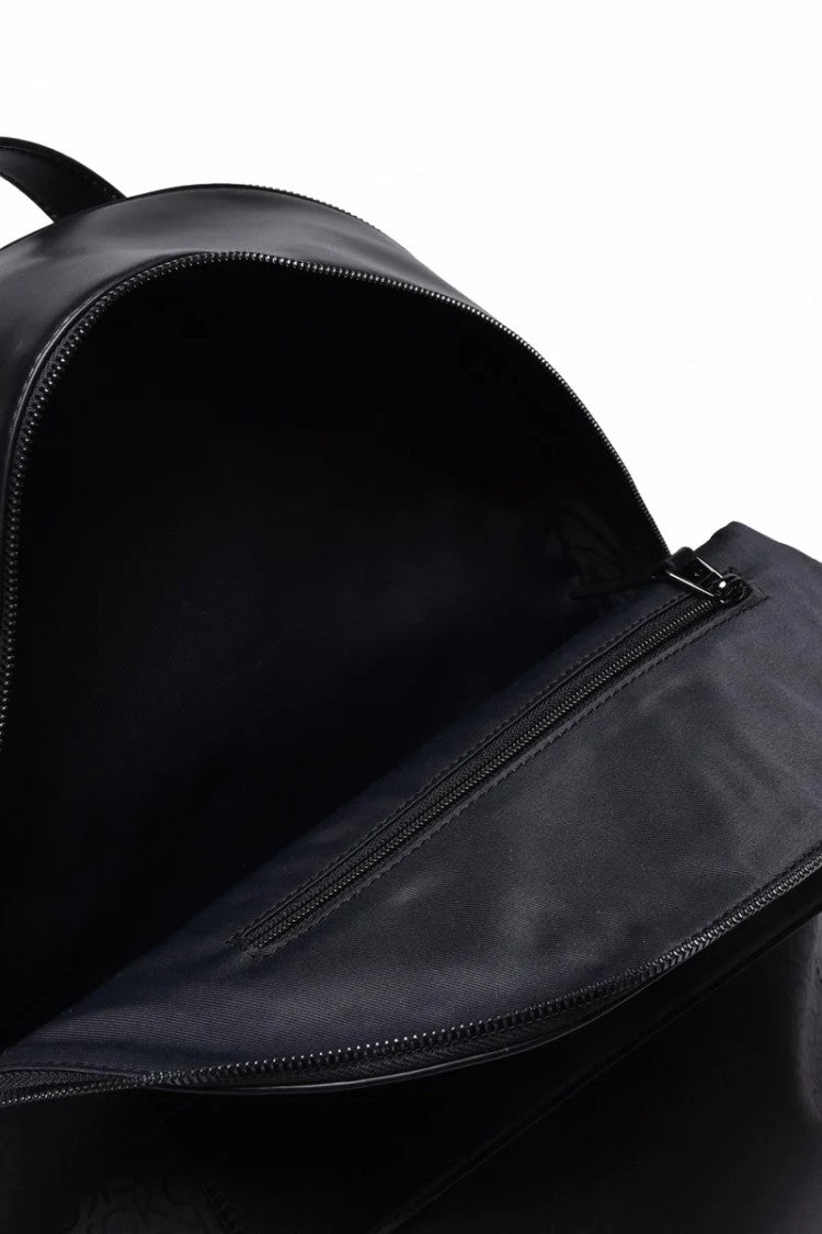 Calvin Klein Black Polyester Polyurethane Backpack