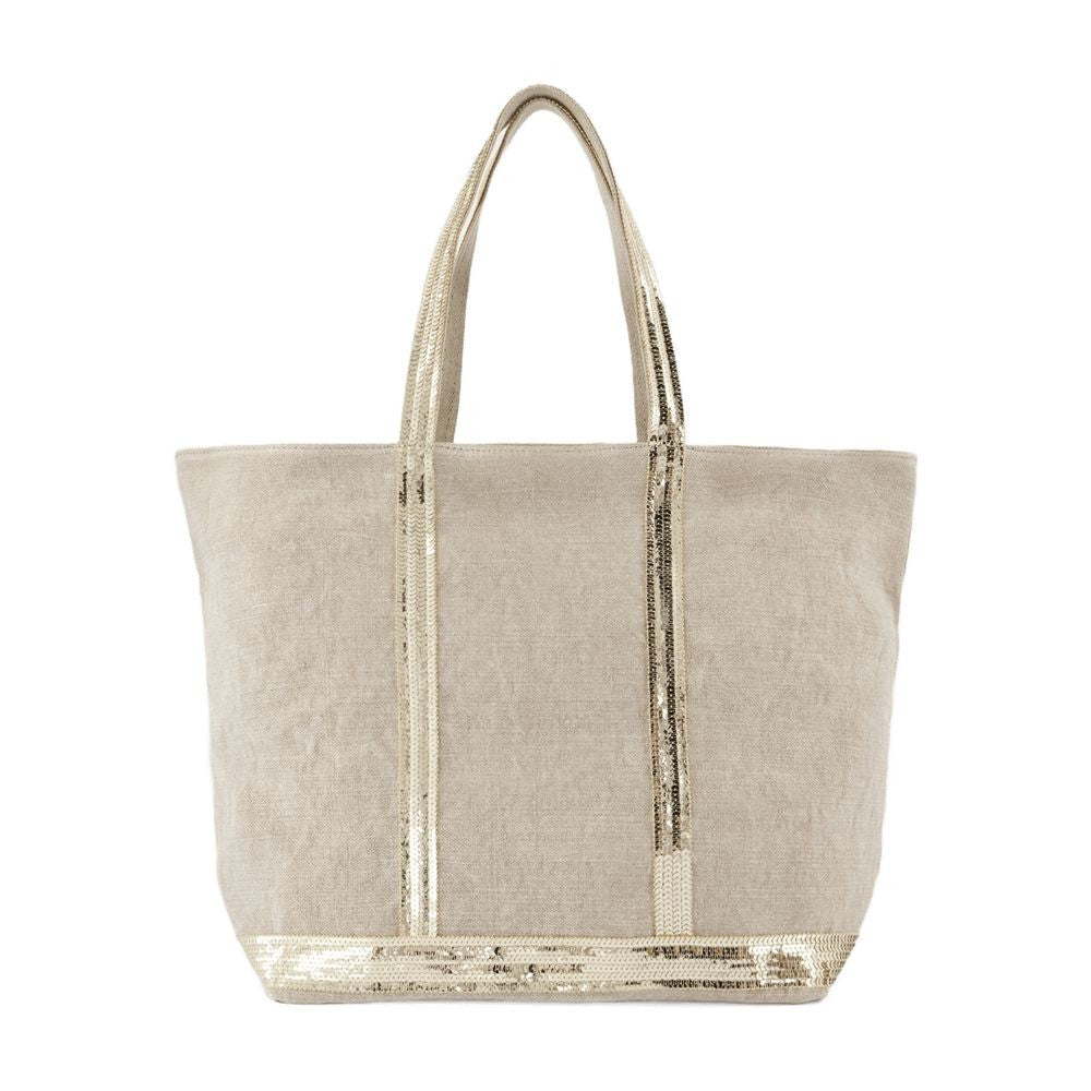 Vanessa Bruno Tote Bag L - Linen - Sand