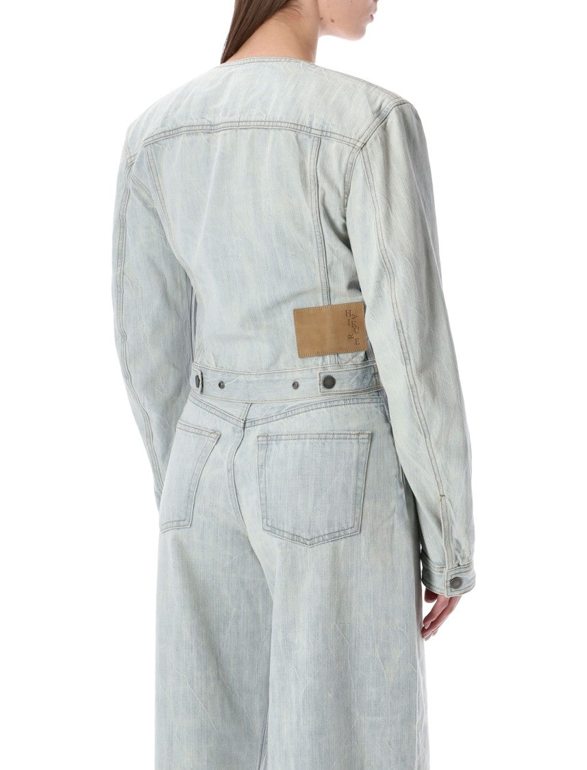 Haikure Shirley Light-Wash Denim Jacket