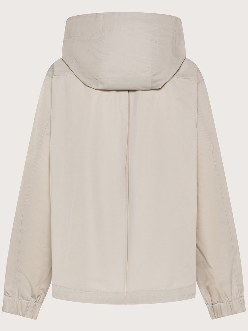 Seventy Venezia Light Beige Hooded Casual Jacket