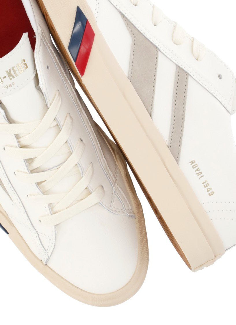 Pro-Keds White Royal Classic Suede Sneakers