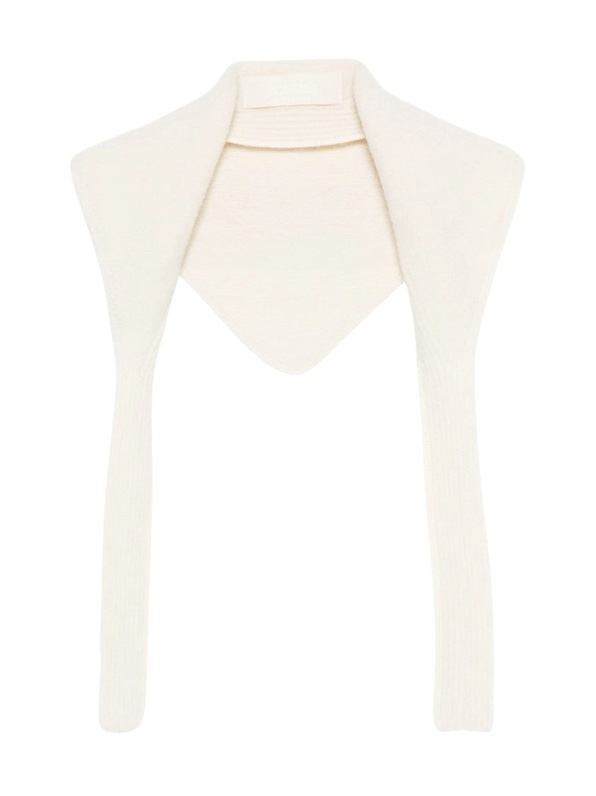Jacquemus Structured Ribbed-Knit Collar Scarf