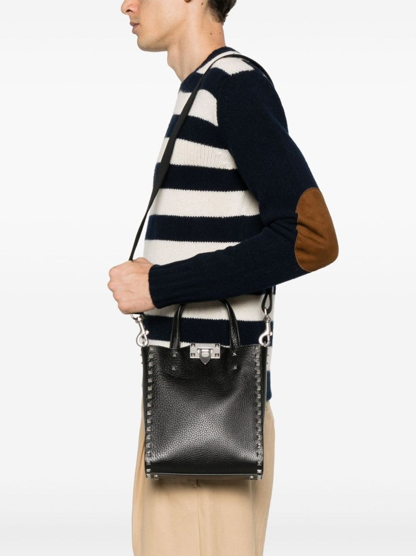 Valentino Garavani Rockstud Tote Bag With Structured Silhouette