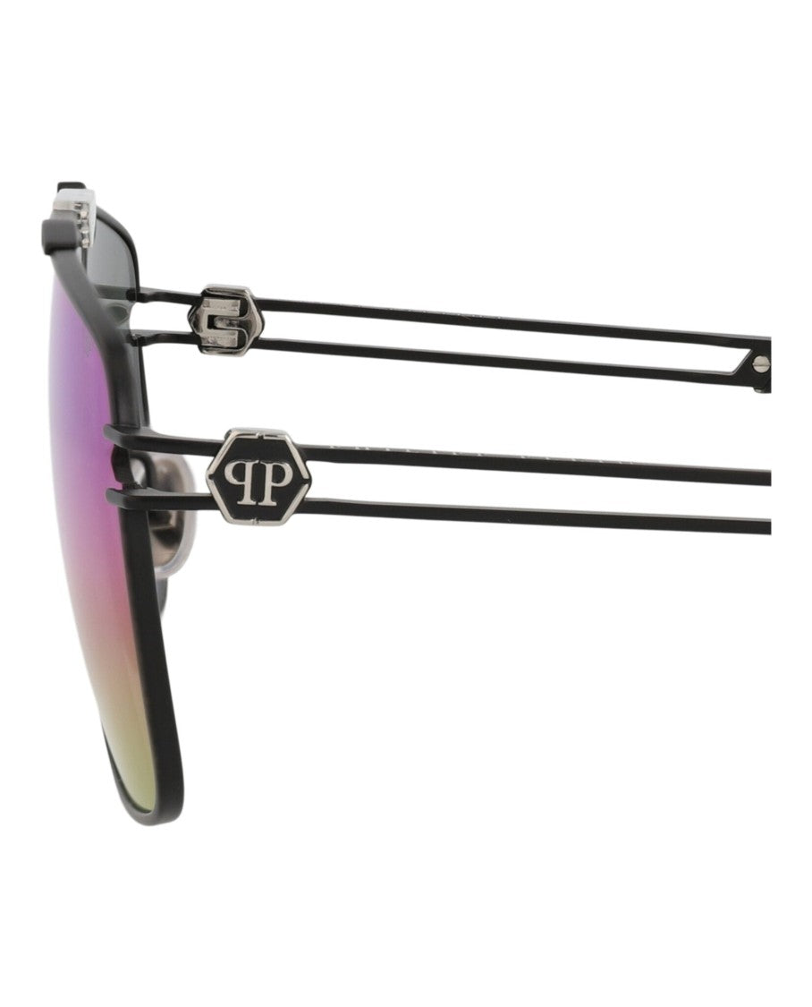 Philipp Plein Aviator-Frame Titanium Sunglasses With Gradient Lenses