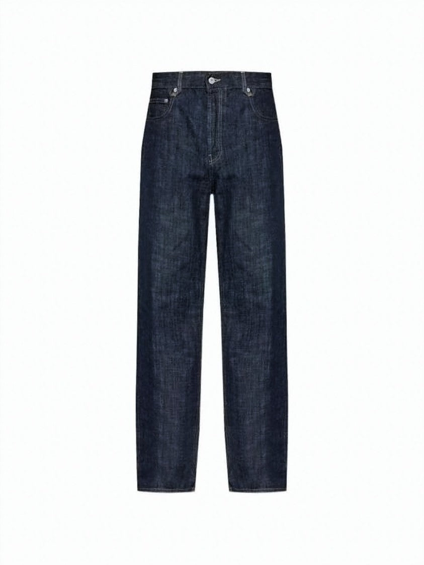 Jacquemus Straight-Leg Denim Jeans With Textured Cotton