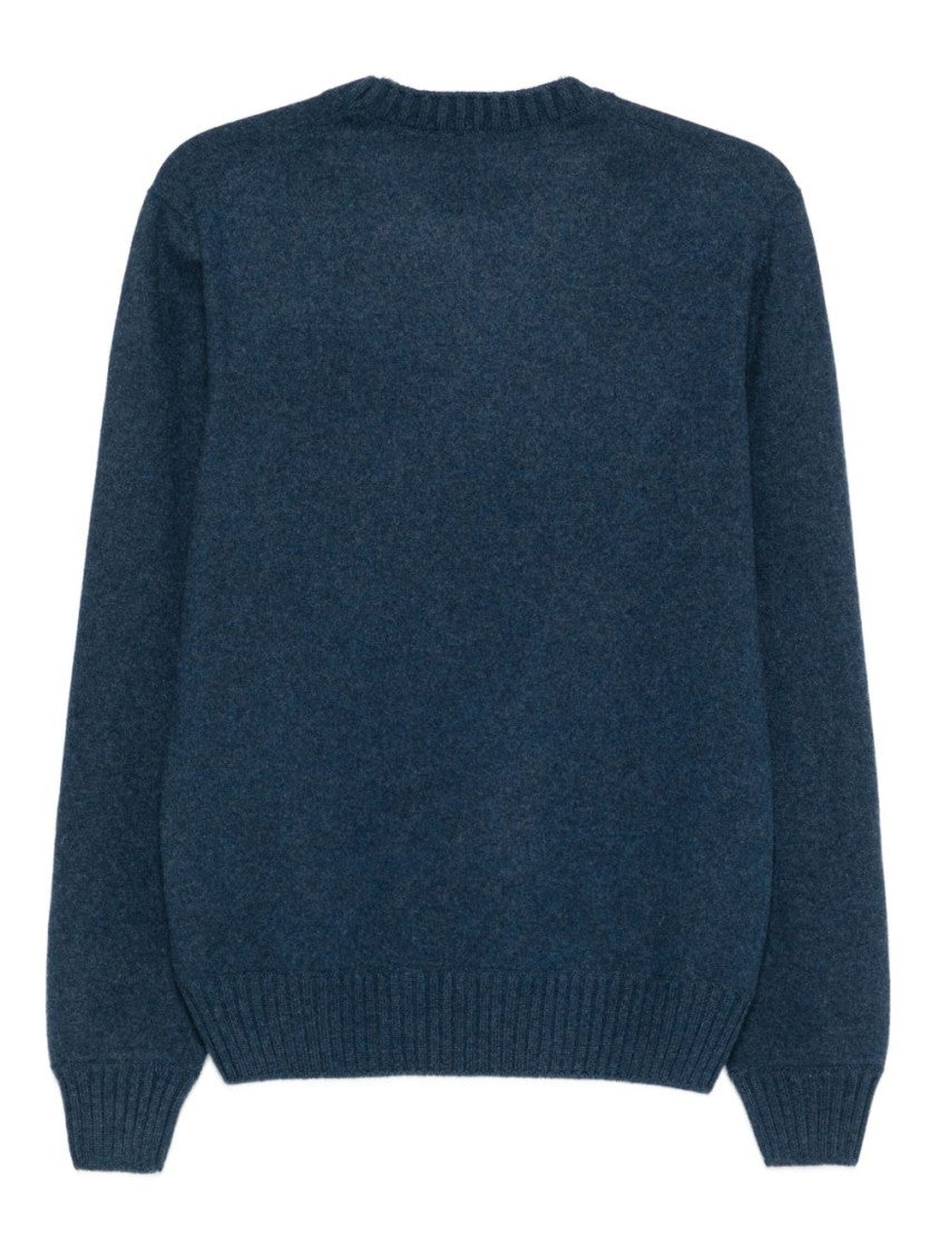 Vengera Fine Cashmere Sweater In Deep Blue