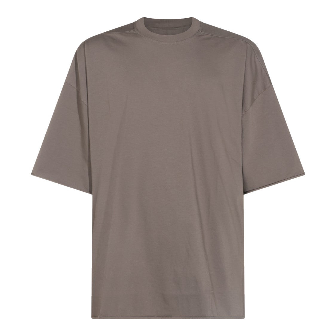 Rick Owens Oversized Minimalist T-Shirt With Dropped Shoulders And Round Neckline