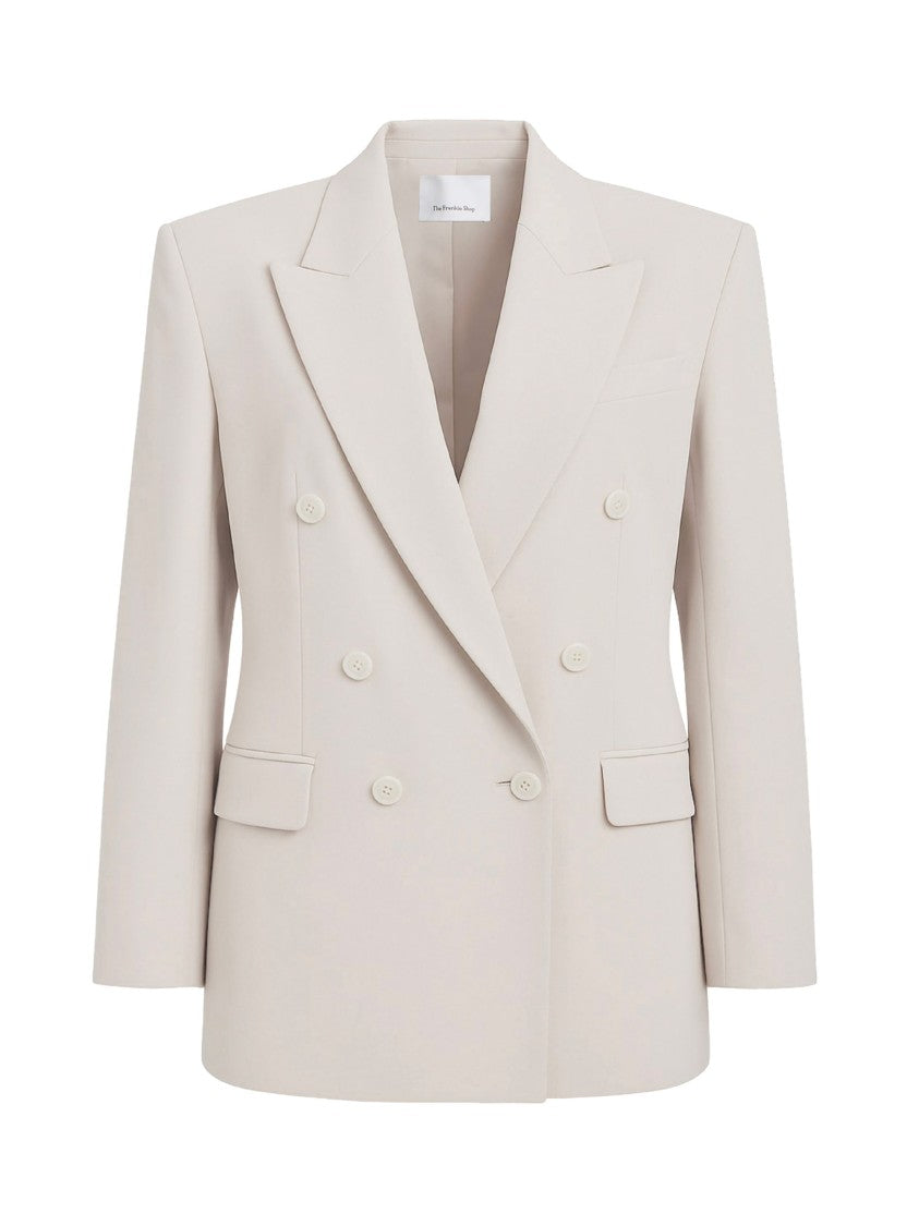 The Frankie Shop Peaked Lapels Wool Blazer