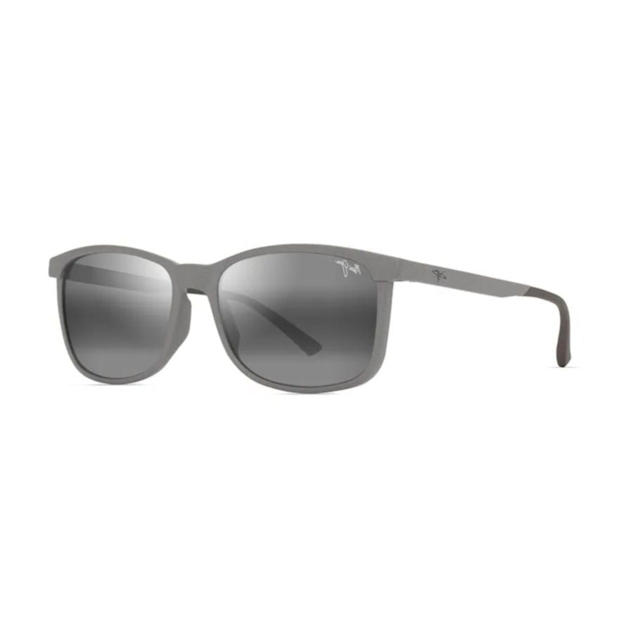 Maui Jim Hulili Rectangular Matte-Finish Sunglasses With Subtle Branding