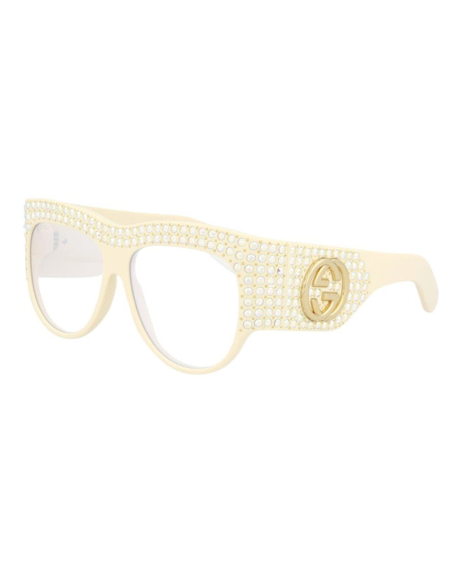 Gucci Round-Frame Acetate Sunglasses