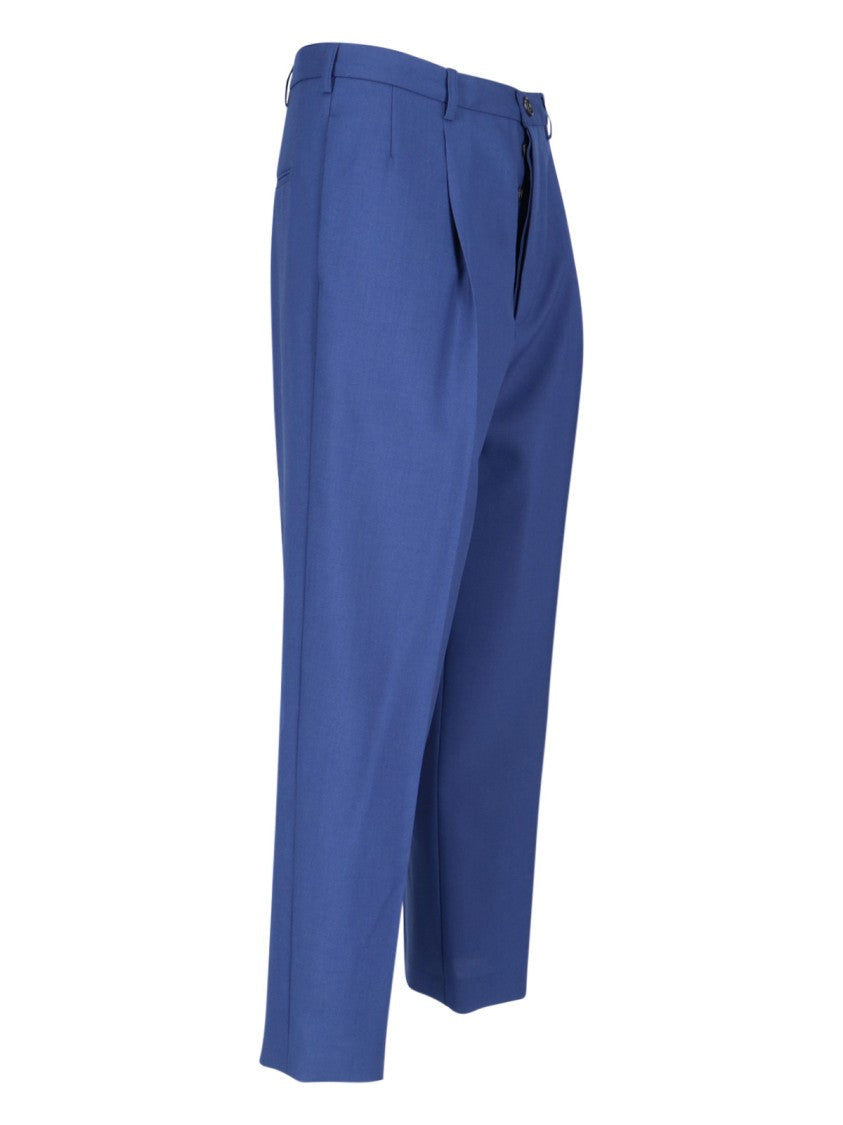 Marni Tailored Wool Pants – Blue