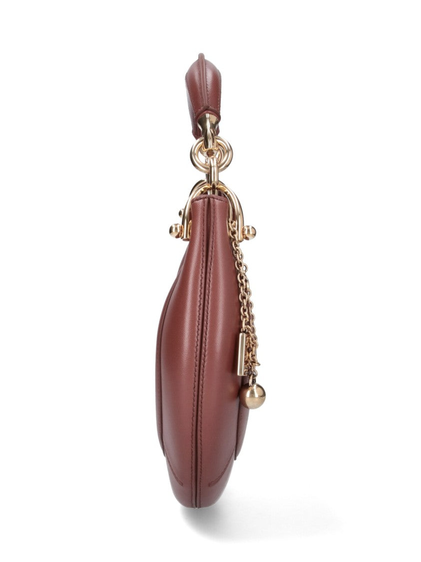 Chloé Crescent-Shaped Handbag With Structured Top Handle
