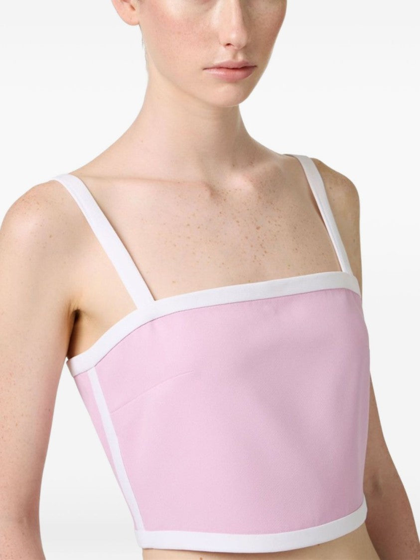 Iceberg Cropped Fit Pink Tank Top