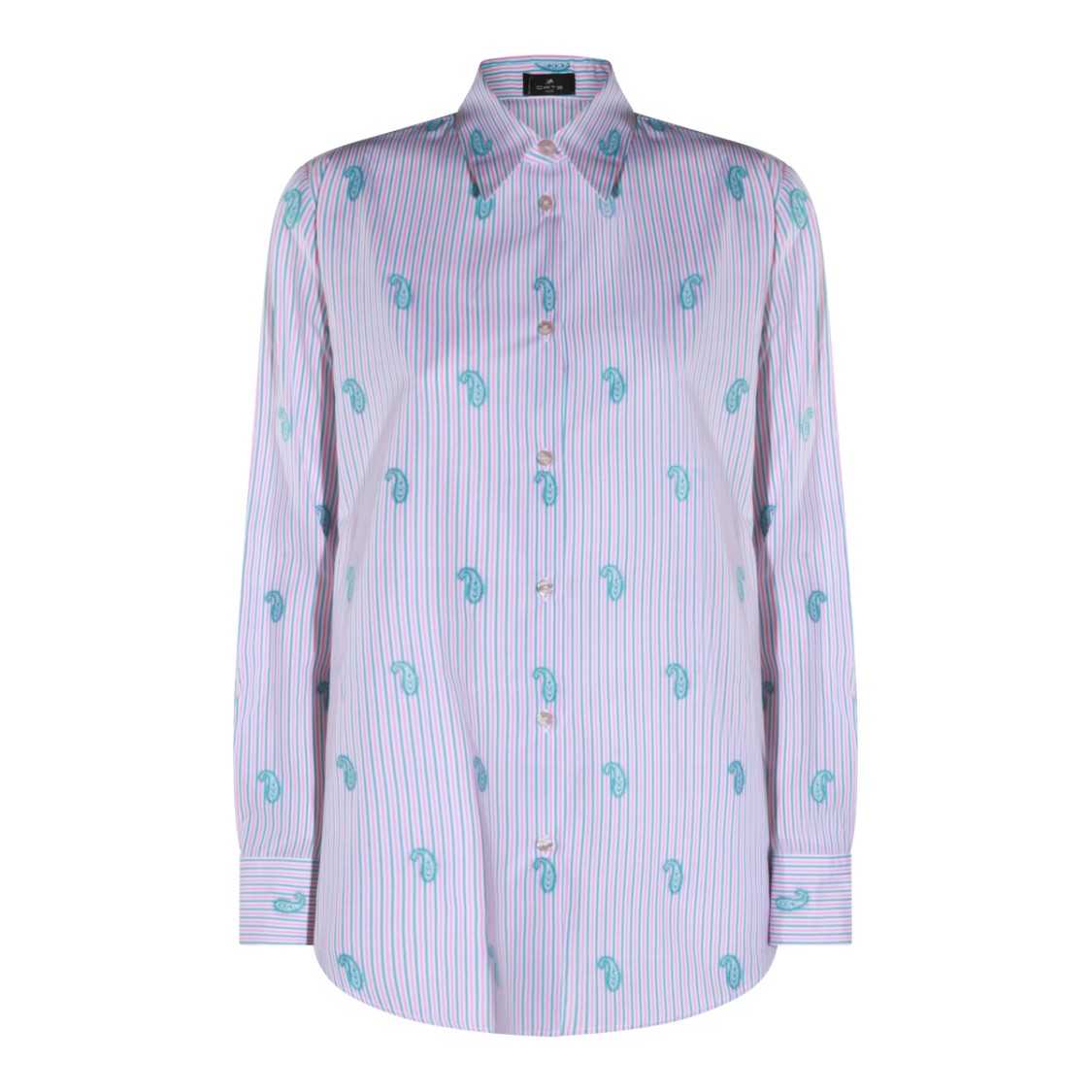 Etro Multicolor Cotton Buttoned Cuffs Shirt