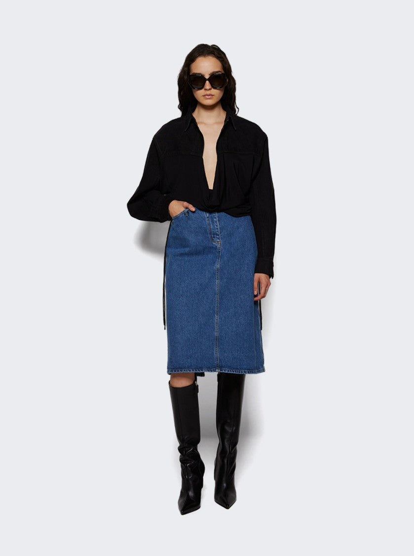 Christopher Esber Deconstructed Denim Shrt