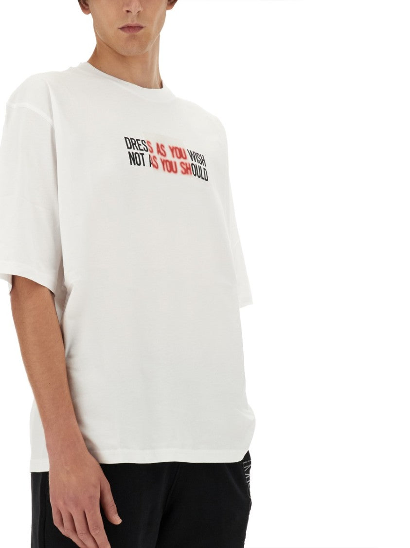 Moschino Oversized White T-Shirt