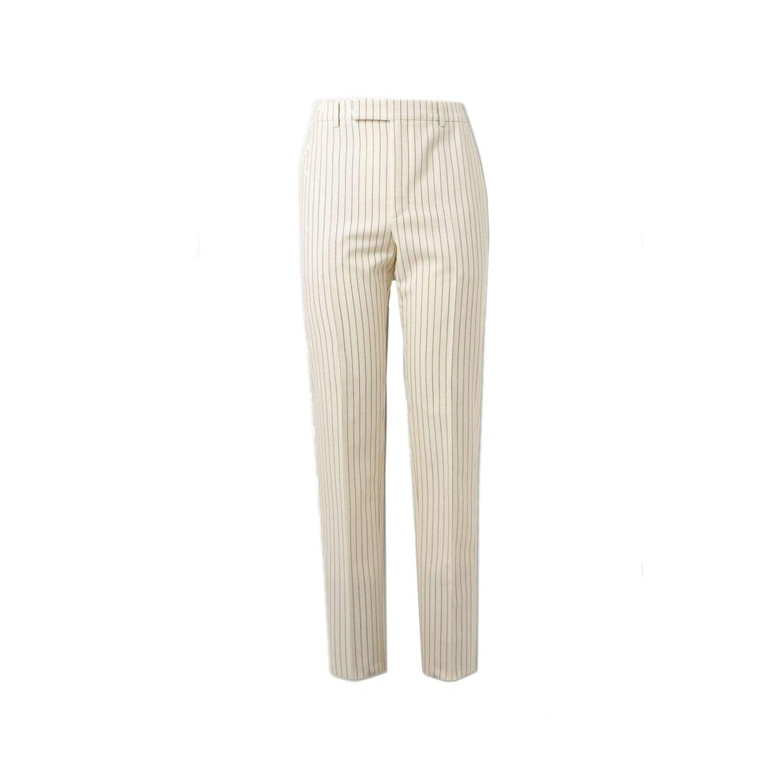 Celine Wool Striped Pants With Flared Legs And Classic Fit