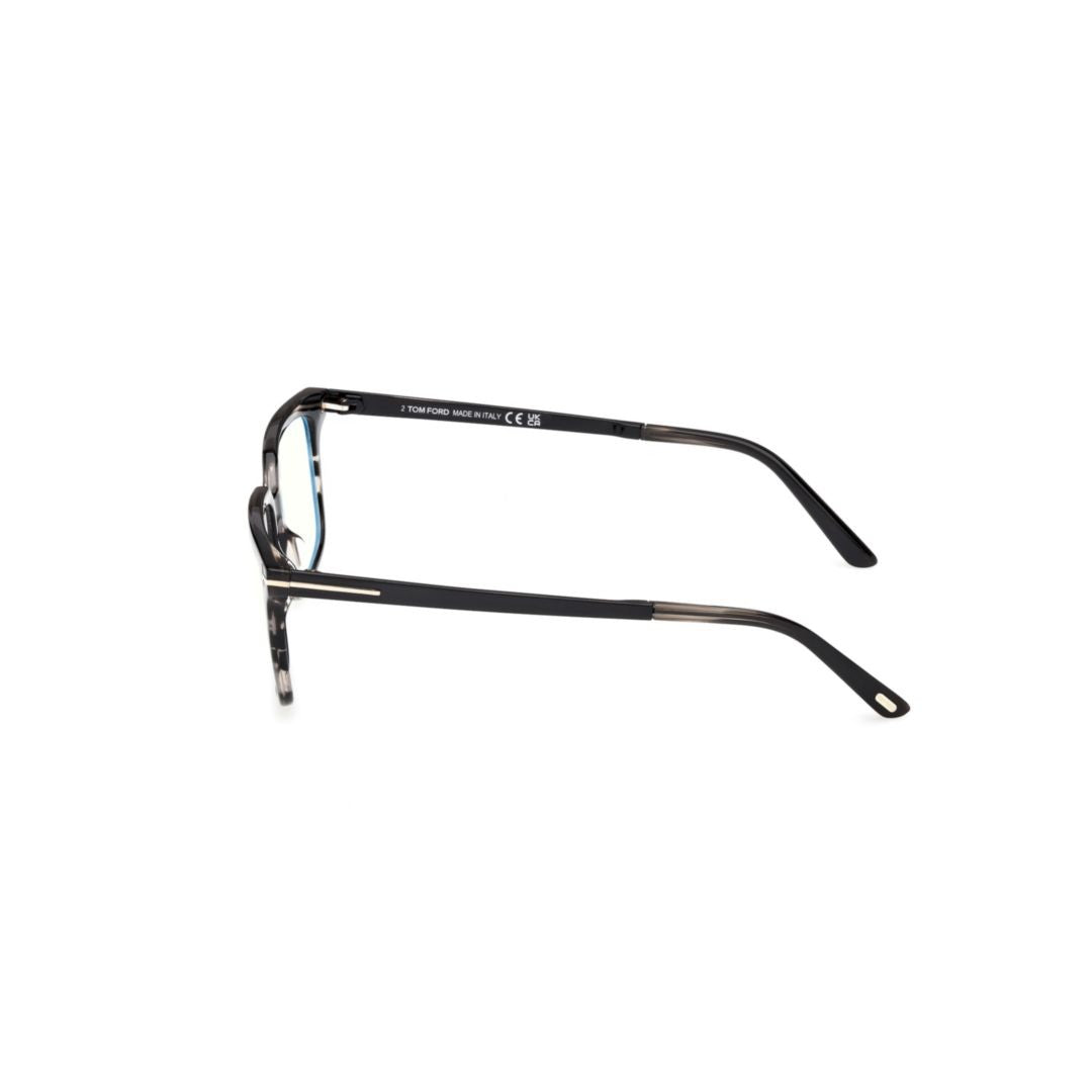 Tom Ford Ft6039-B Tortoiseshell Rectangular Frame Eyeglasses