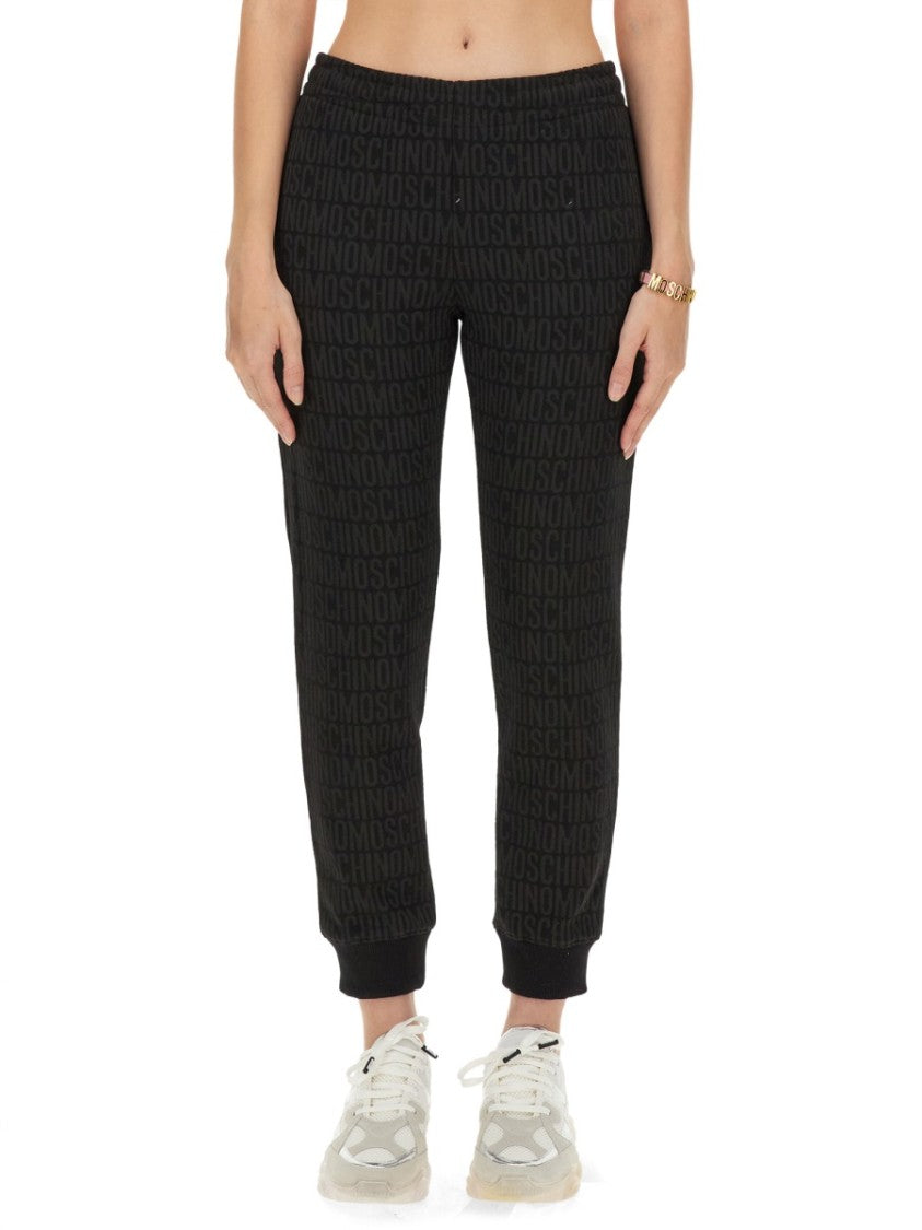 Moschino Relaxed-Fit Black Jogging Pants