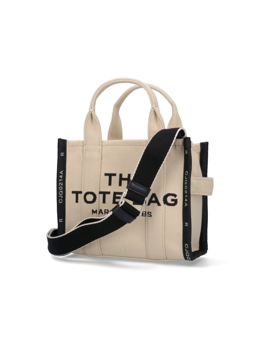 Marc Jacobs The Jacquard Small Tote Bag – Beige