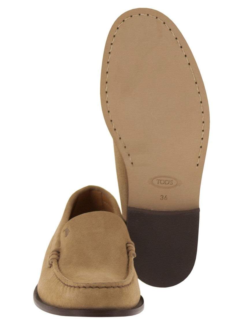 Tod's Suede Leather Loafers
