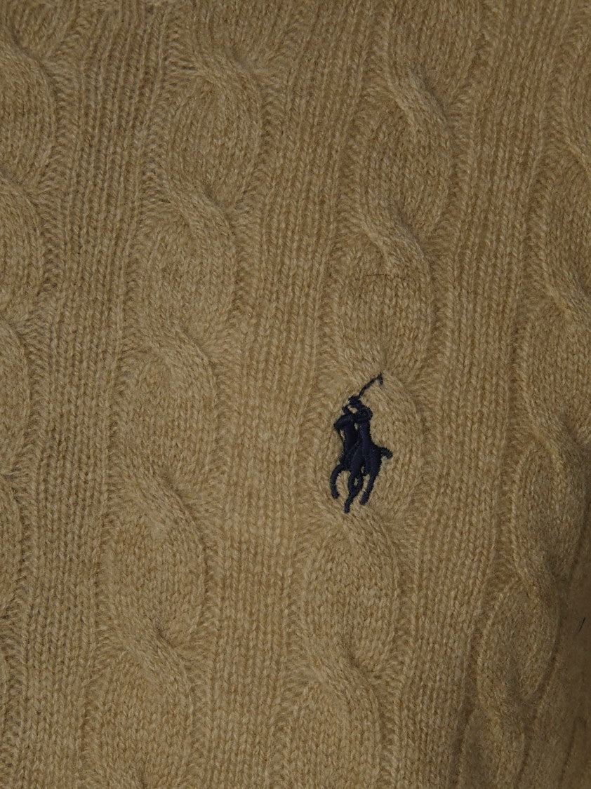 Polo Ralph Lauren Textured Cable Knit Crew Neck Sweater