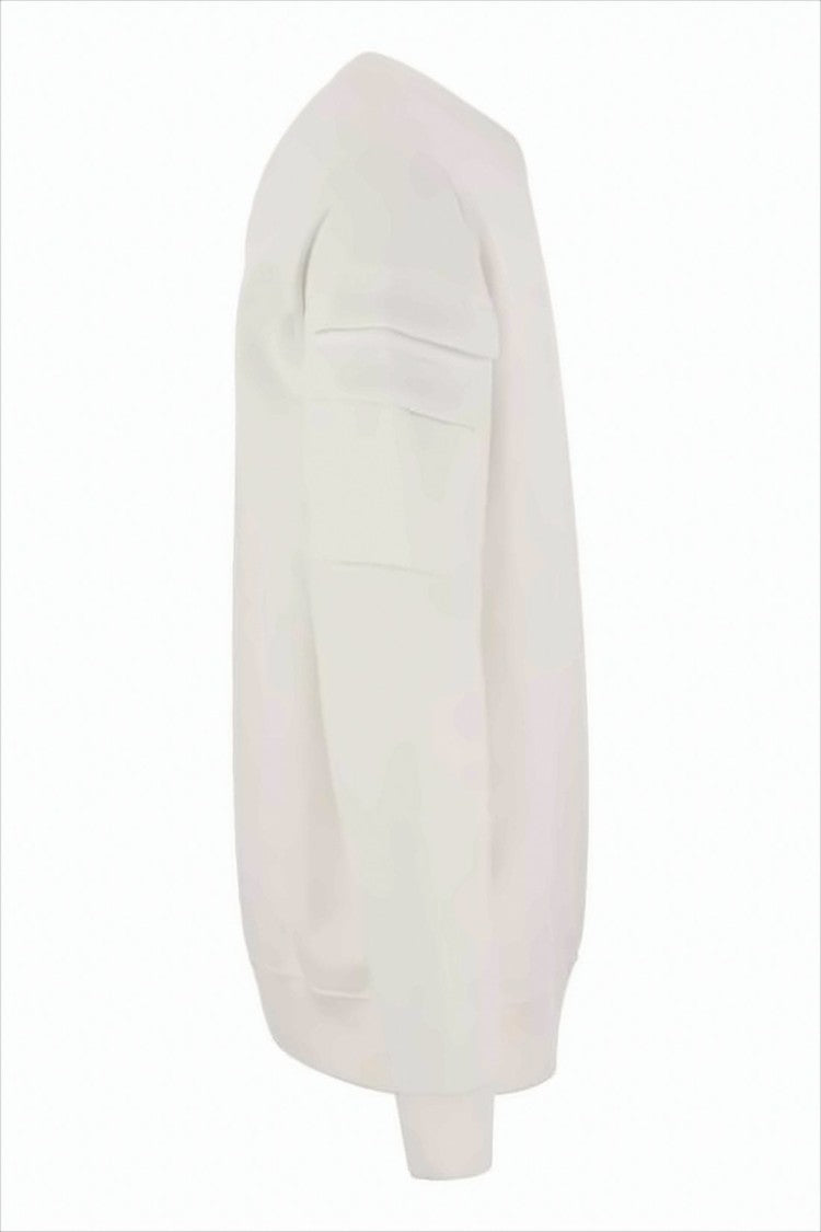 Stone Island Long-Sleeve Cotton T-Shirt With Shoulder Pocketspatch