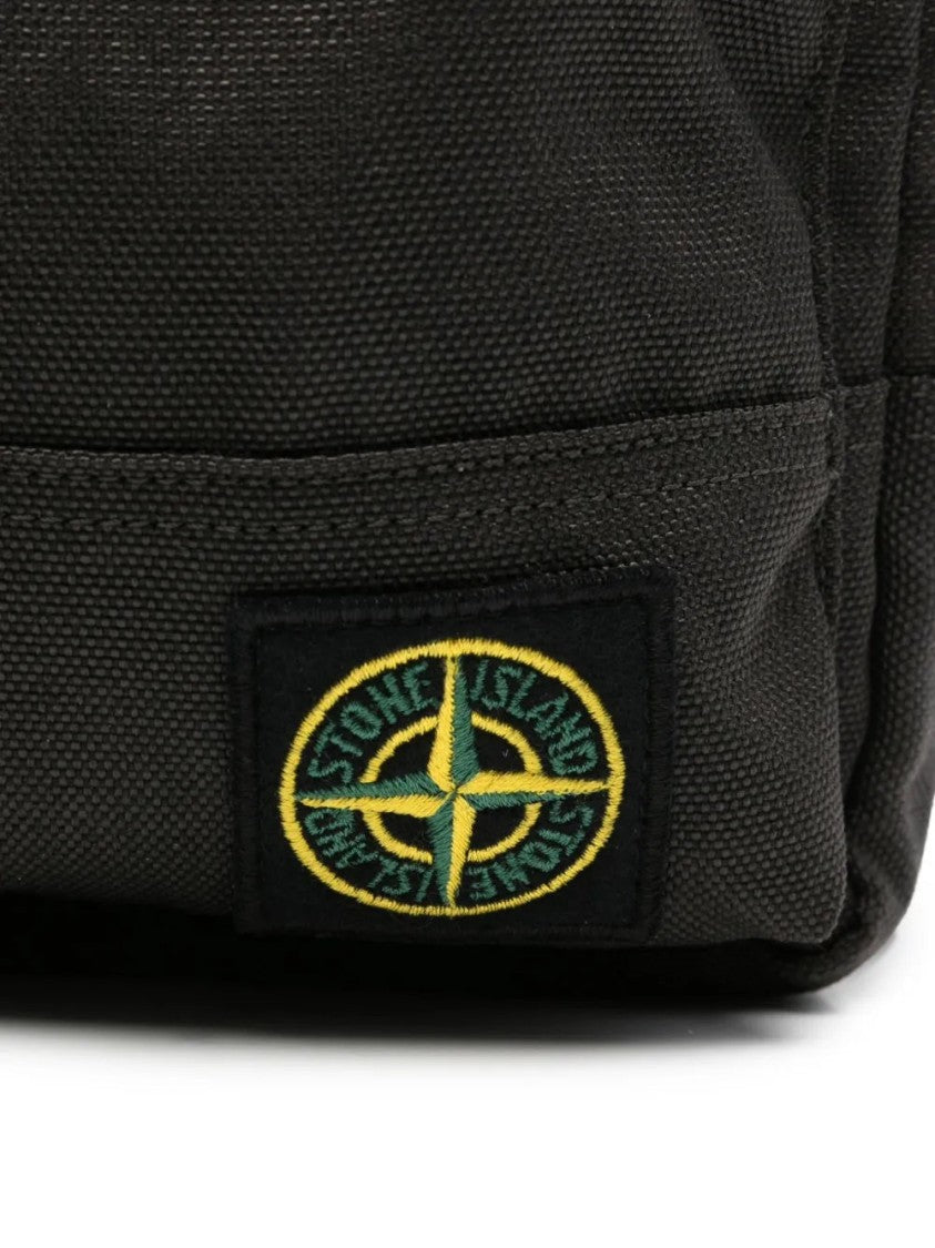 Stone Island Logo-Patch Messenger Bag